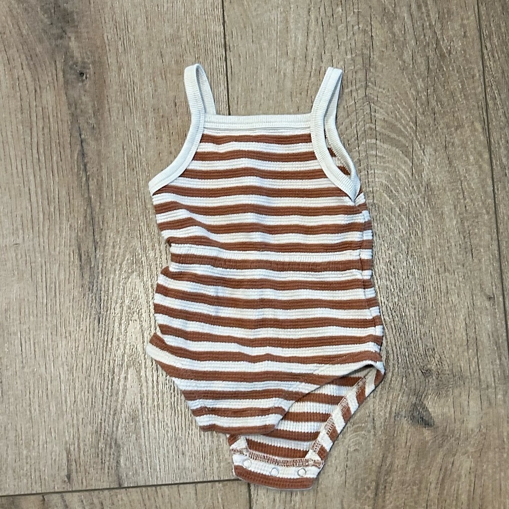 Quincy Mae Waffle Cinch Romper